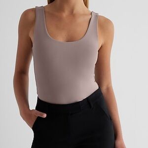 Express Dark Gray Body Contour Bodysuit